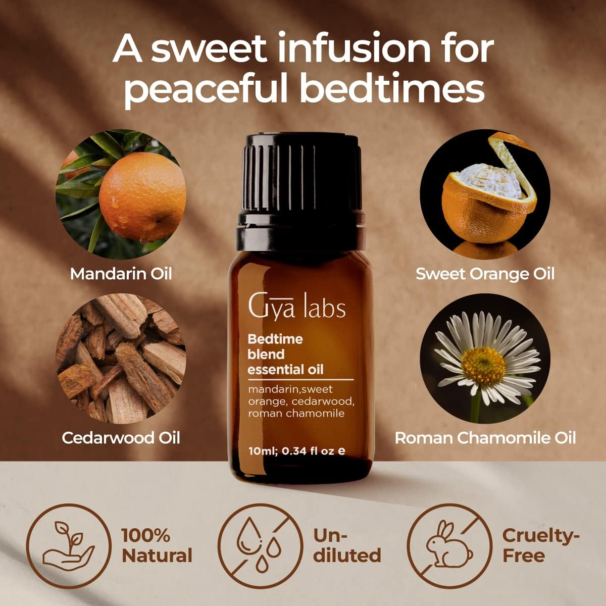 Gya Labs Bedtime Essential Oil Blend for Diffuser