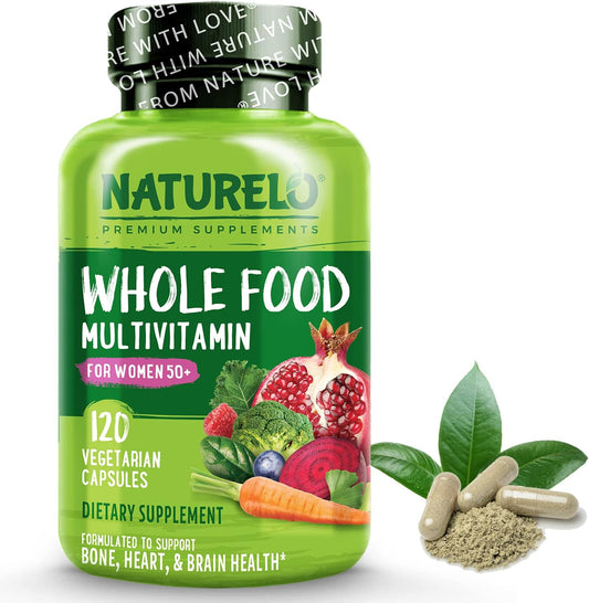 NATURELO Whole Food Multivitamin for Women 50+ ,120 capsules