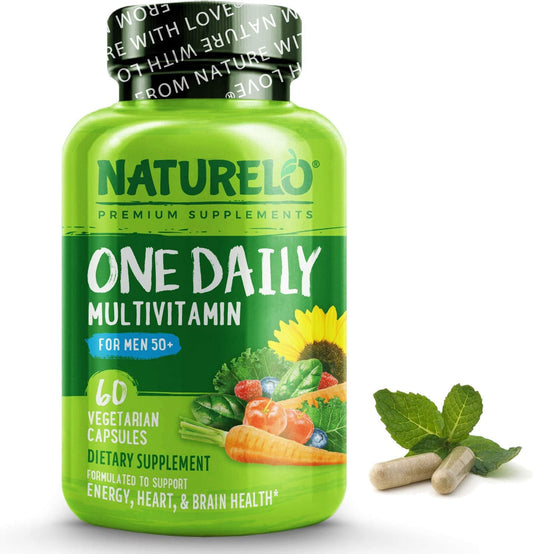 NATURELO One Daily Multivitamin for Men 50+ , 60 capsules