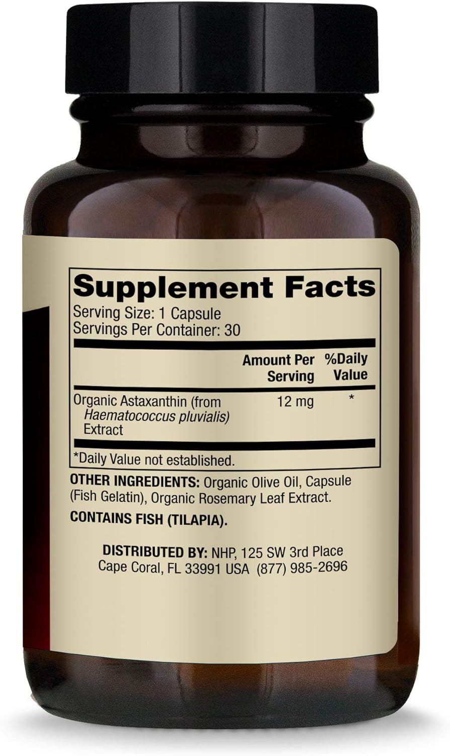 Dr. Mercola, Organic Astaxanthin 30 Capsules