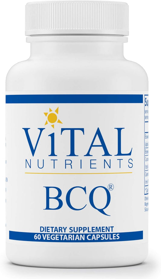 Vital Nutrients BCQ  Bromelain, Curcumin and Quercetin  60 Capsules