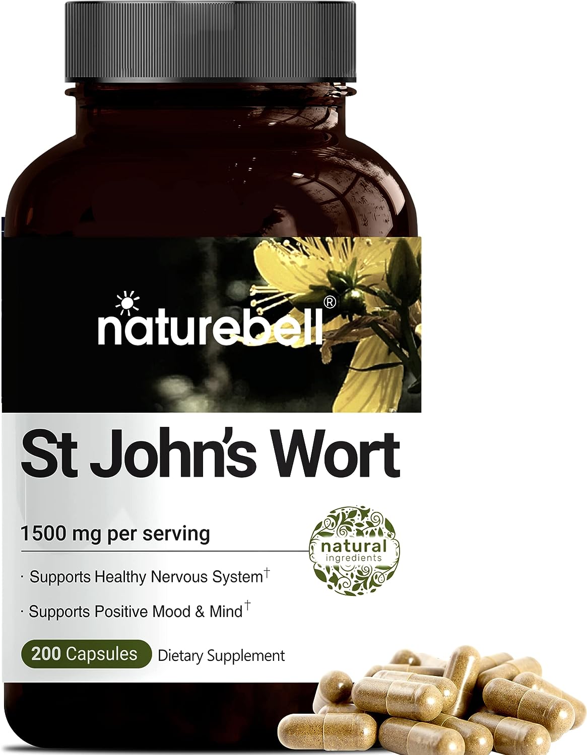 St John's Wort Supplement, , 200 Capsules