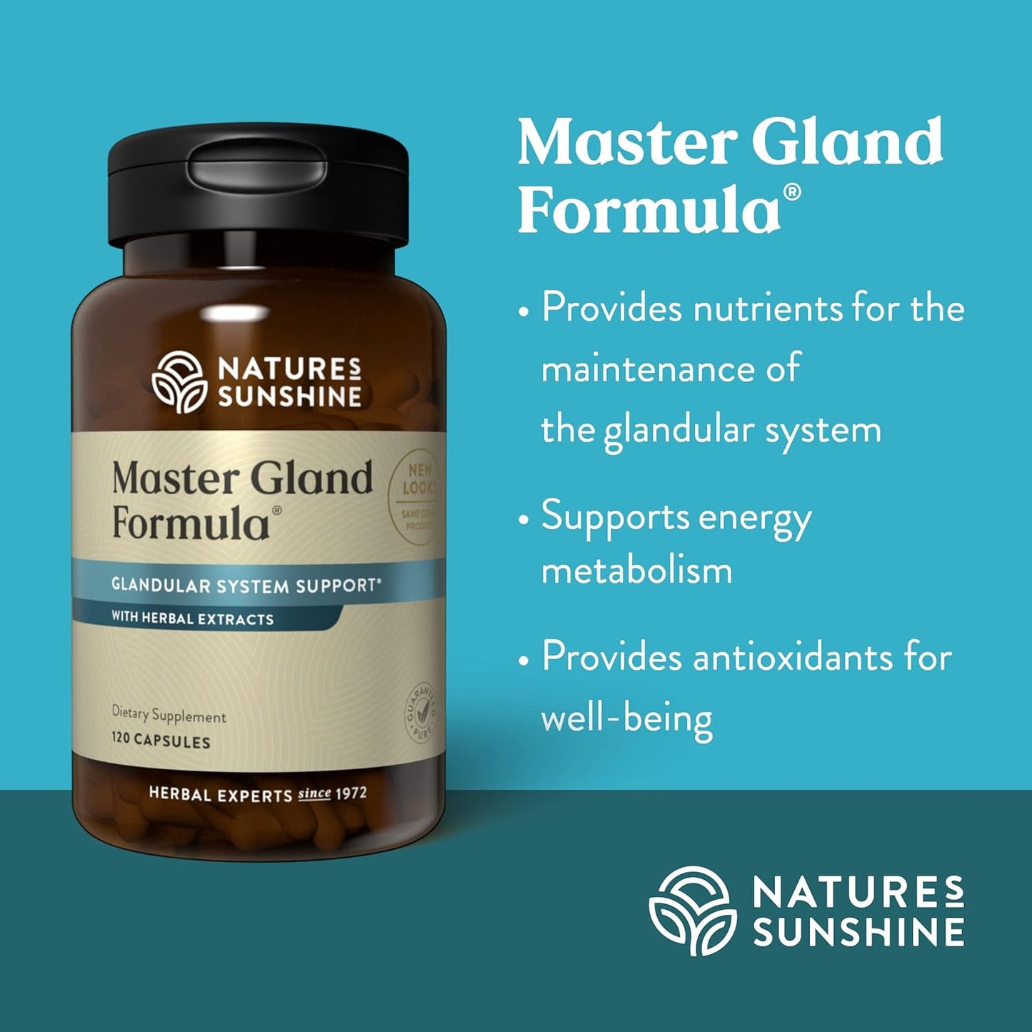 Nature's Sunshine Master Gland, 120 Capsules