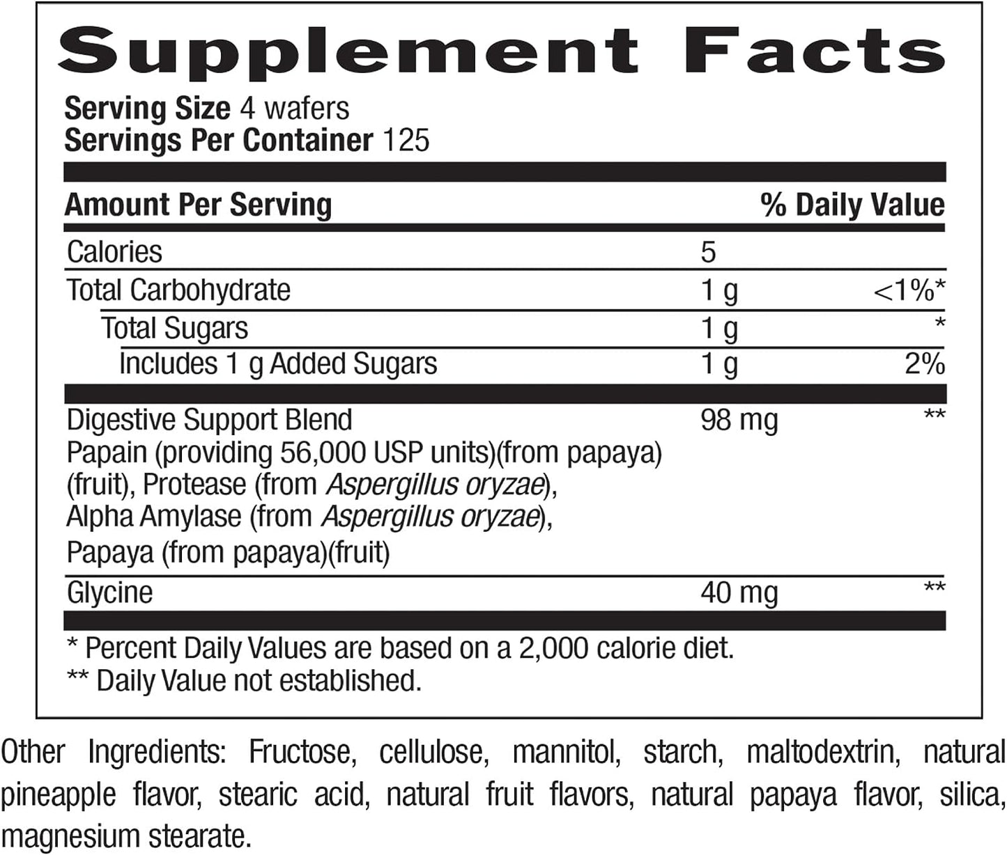 Country Life, Papaya Digestive Support  500 ct