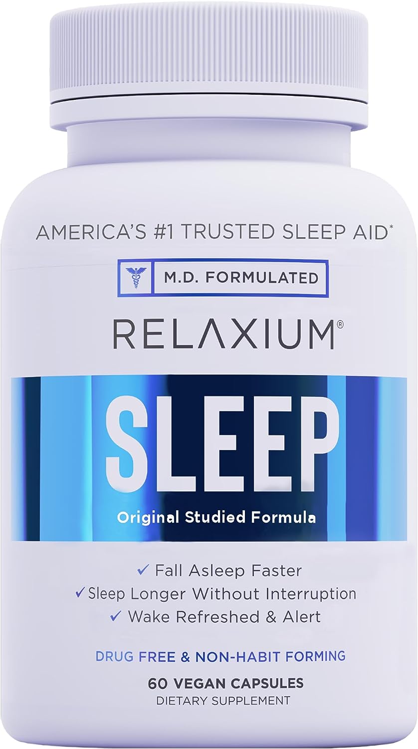 Relaxium Sleep Aid, 30-Day Supply, Non-Habit Forming, Dietary Supplement