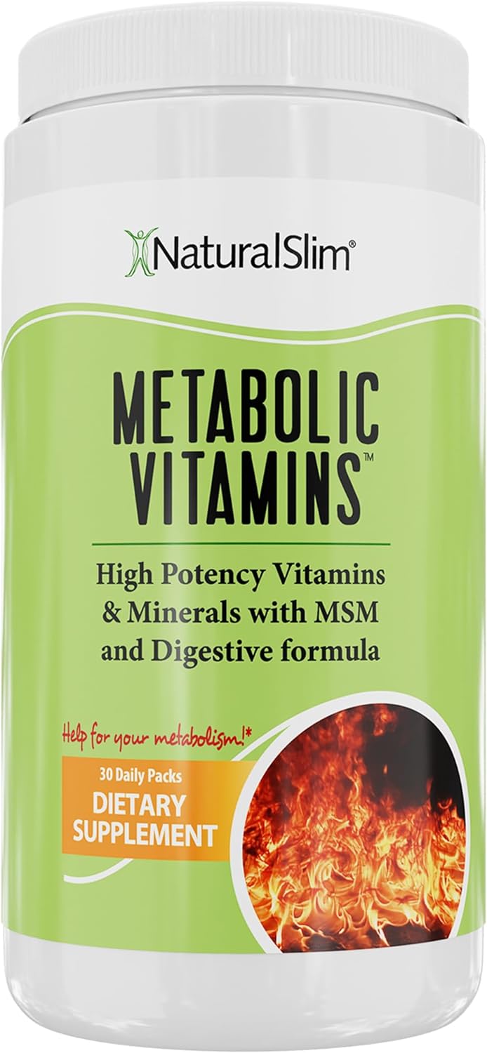 NaturalSlim Metabolic Vitamins - Combination of High Potency