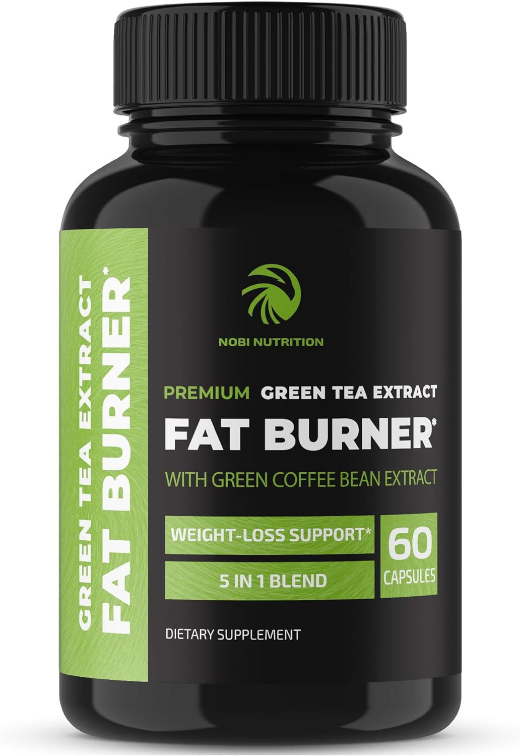 Green Tea Weight Loss Pills with Green Coffee Belly Fat Burner, 60 Capsules