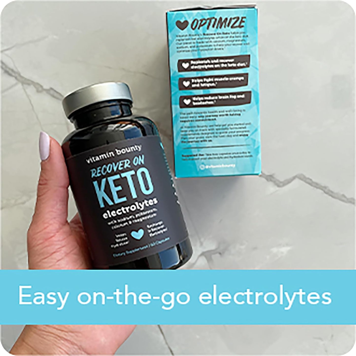 Vitamin Bounty Recover On Keto Electrolytes 60 Capsules