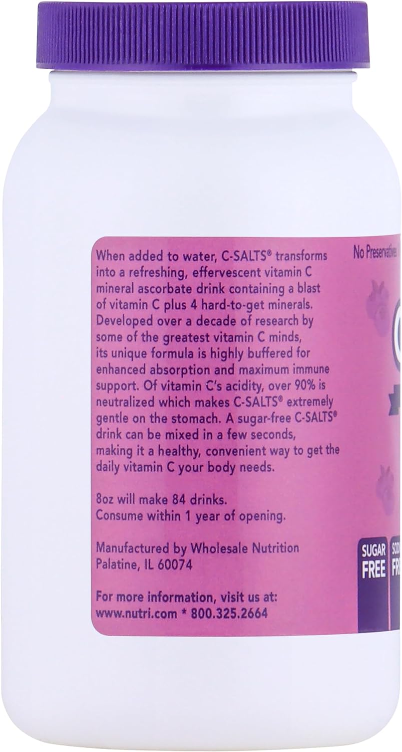 C-Salts Buffered Vitamin C Powder 8oz