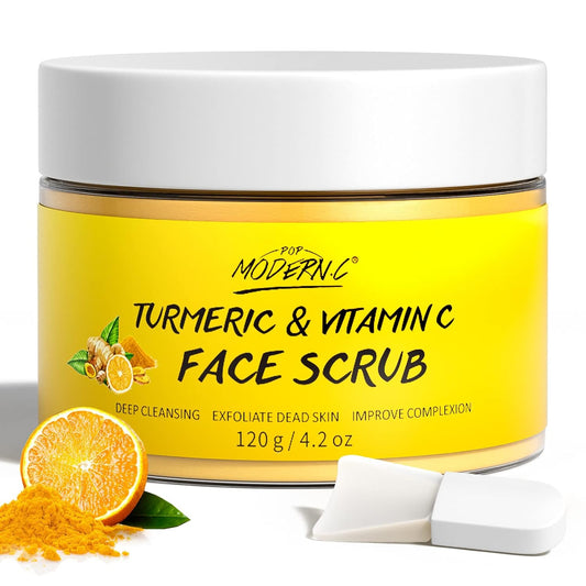 Vitamin C and Turmeric Face Scrub Cream Organics