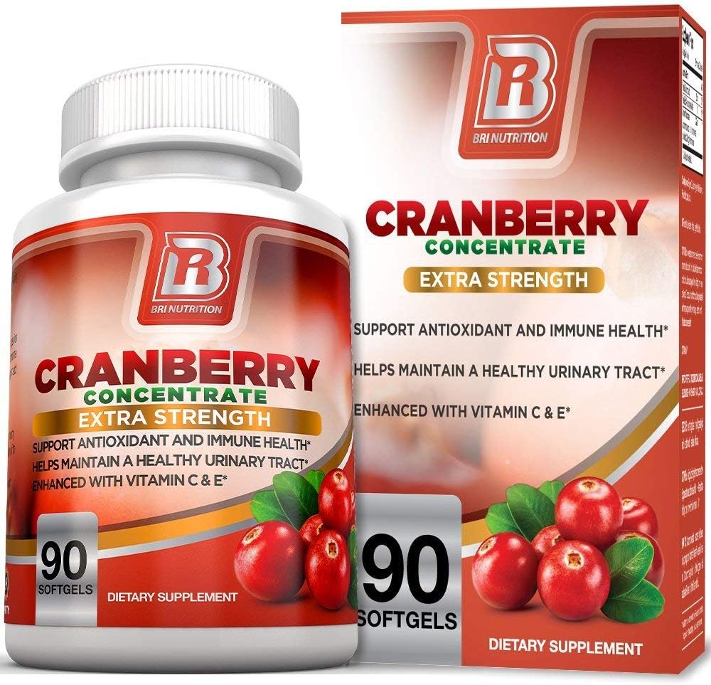 BRI Nutrition 3X Strength  Maximum Strength Cranberry 90 Softgels