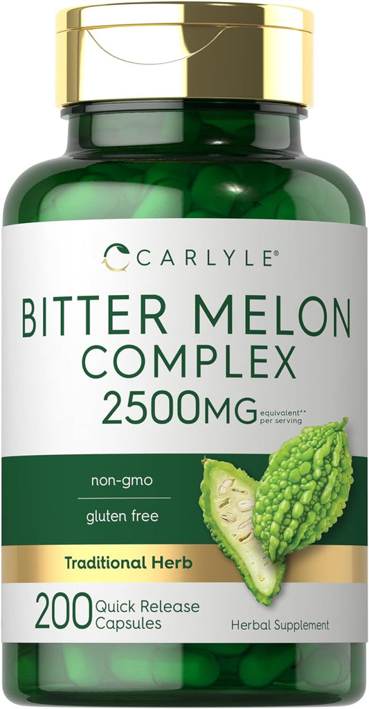 Carlyle Bitter Melon Capsules 2500 mg  200 Count