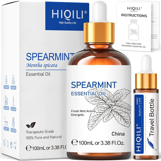 HIQILI 100ML Spearmint Essential Oil for Skin Care