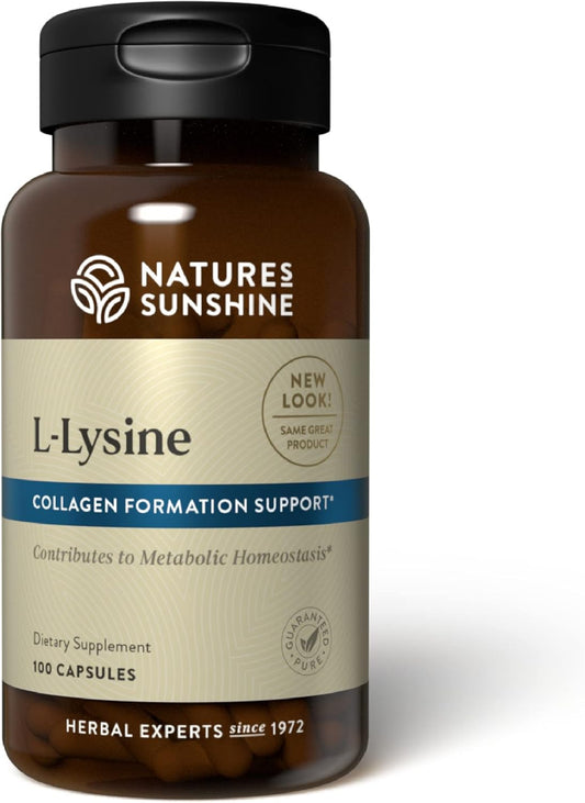 Nature's Sunshine L-Lysine, 100 Capsules