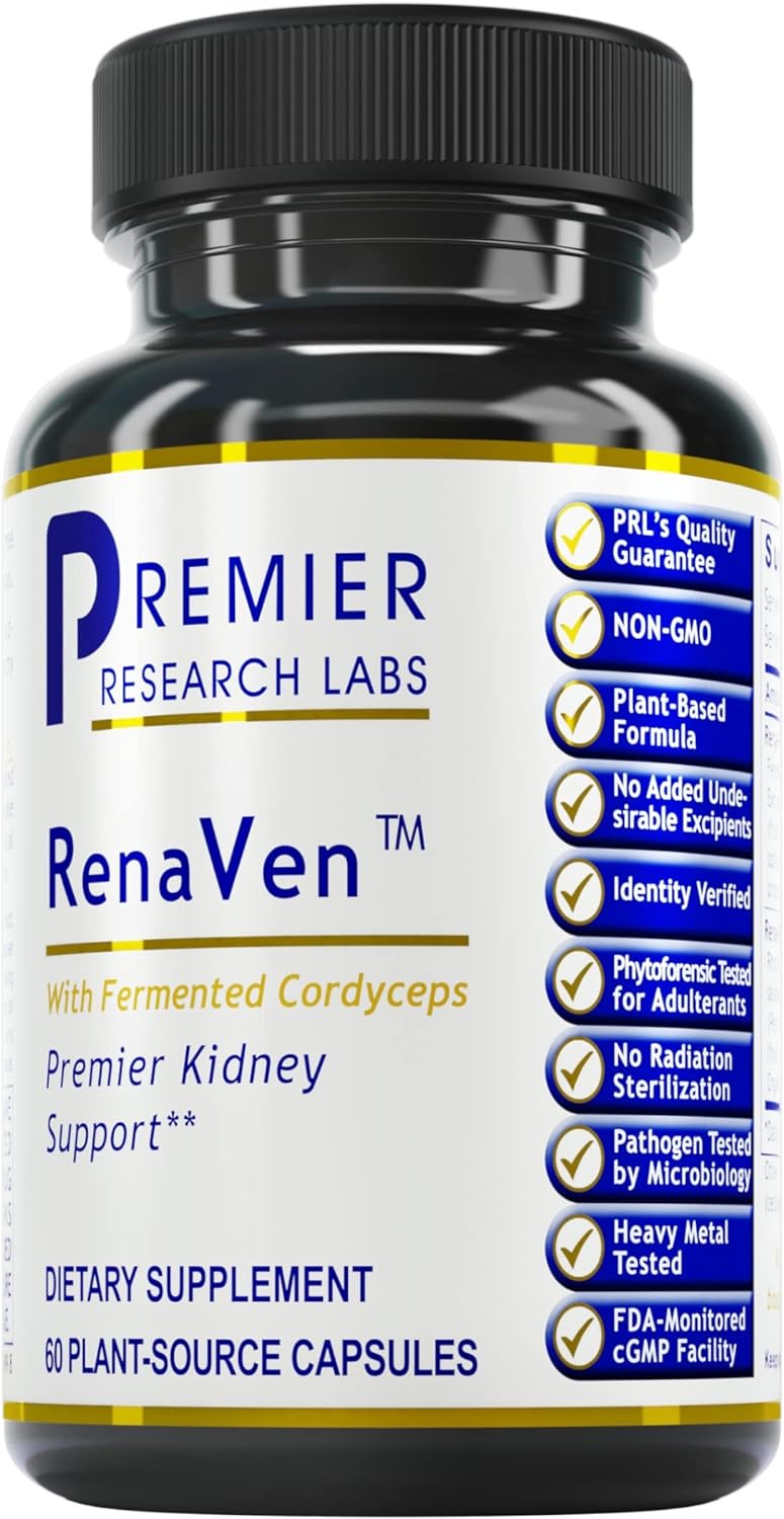 Premier Research Labs RenaVen: Premier Kidney Support   -  60 Plant-Source Capsules