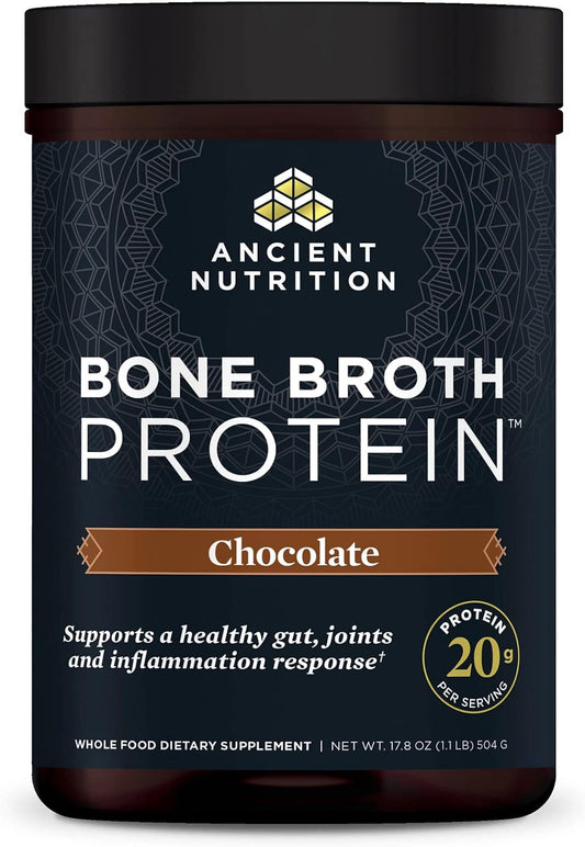 Ancient Nutrition Protein Powder Made from Real Bone Broth, Chocolate