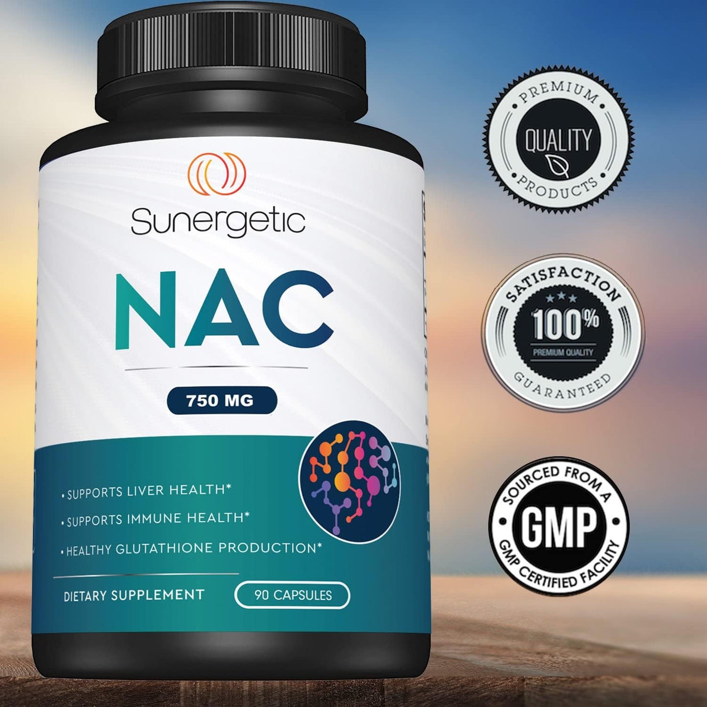 Premium NAC Supplement N-Acetyl Cysteine – 750mg Per Capsule - 90 capsules