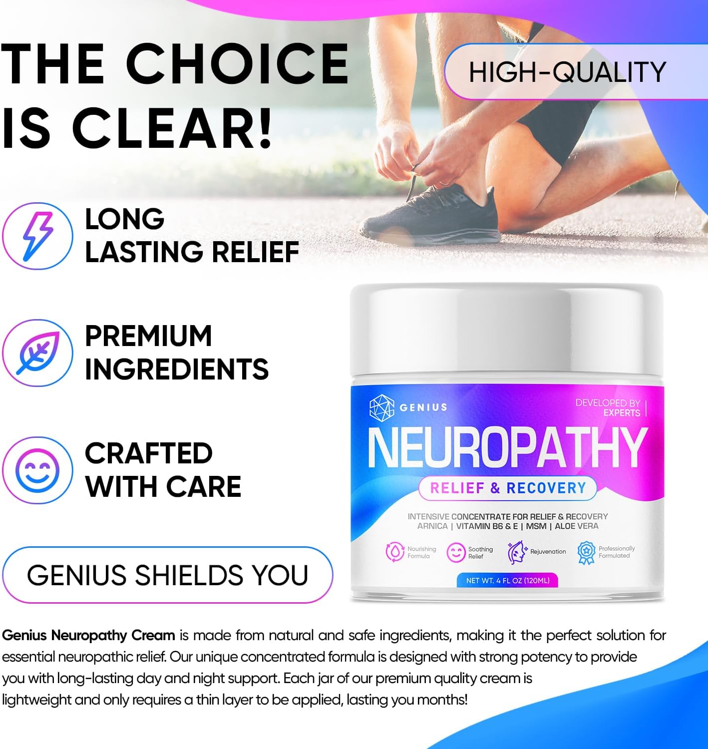 Genius Neuropathy Nerve Relief Cream