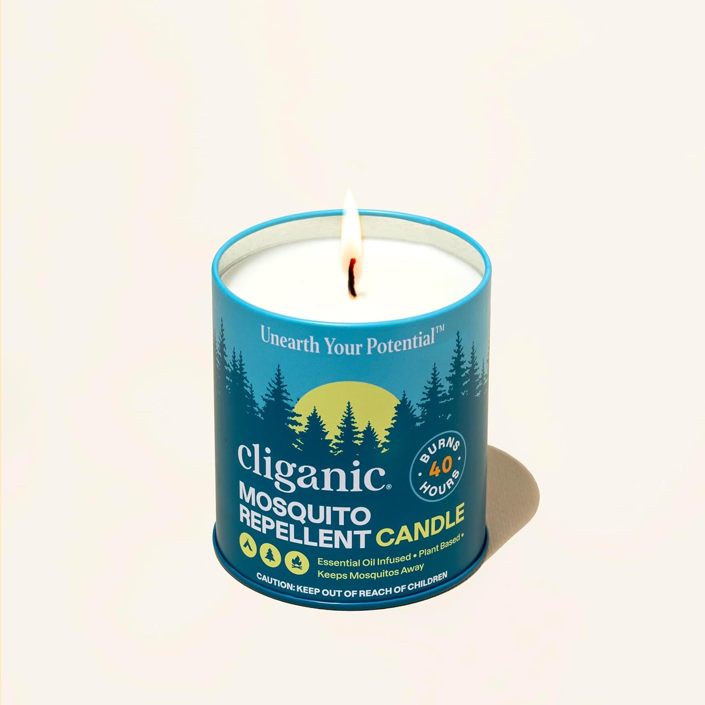 Cliganic Mosquito Repellent Candle (9oz)