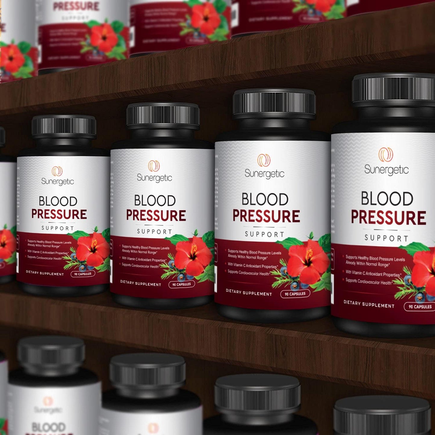 Premium Blood Pressure Support Supplement  90 Capsules