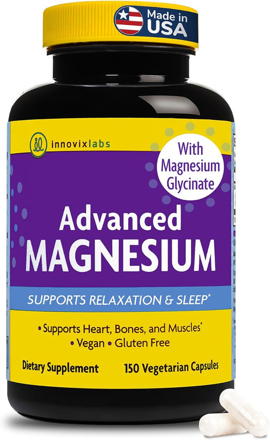 InnovixLabs Advanced Magnesium Capsules - 150 Ct, 210 mg