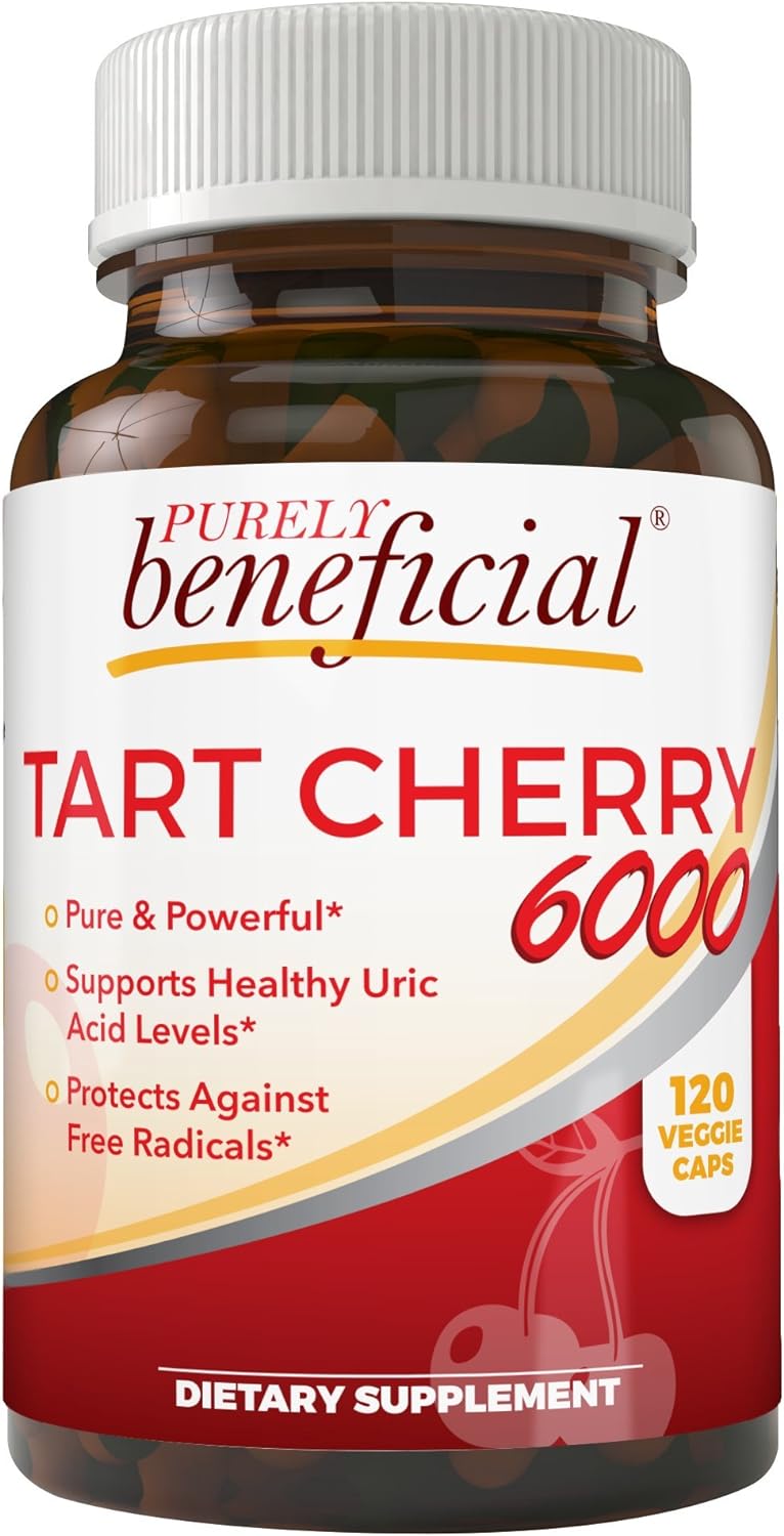 PURELY beneficial Tart Cherry Capsules 6000 mg -  120 Capsules