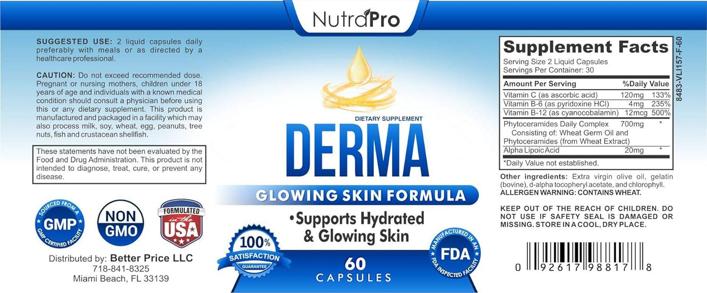 Dermal Repair Complex for Hydrated, Glowing Skin – 60 capsules