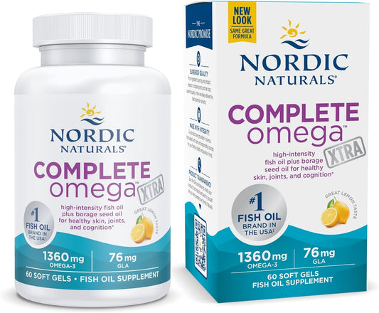 Nordic Naturals Complete Omega Xtra, Lemon - 60 Soft Gels