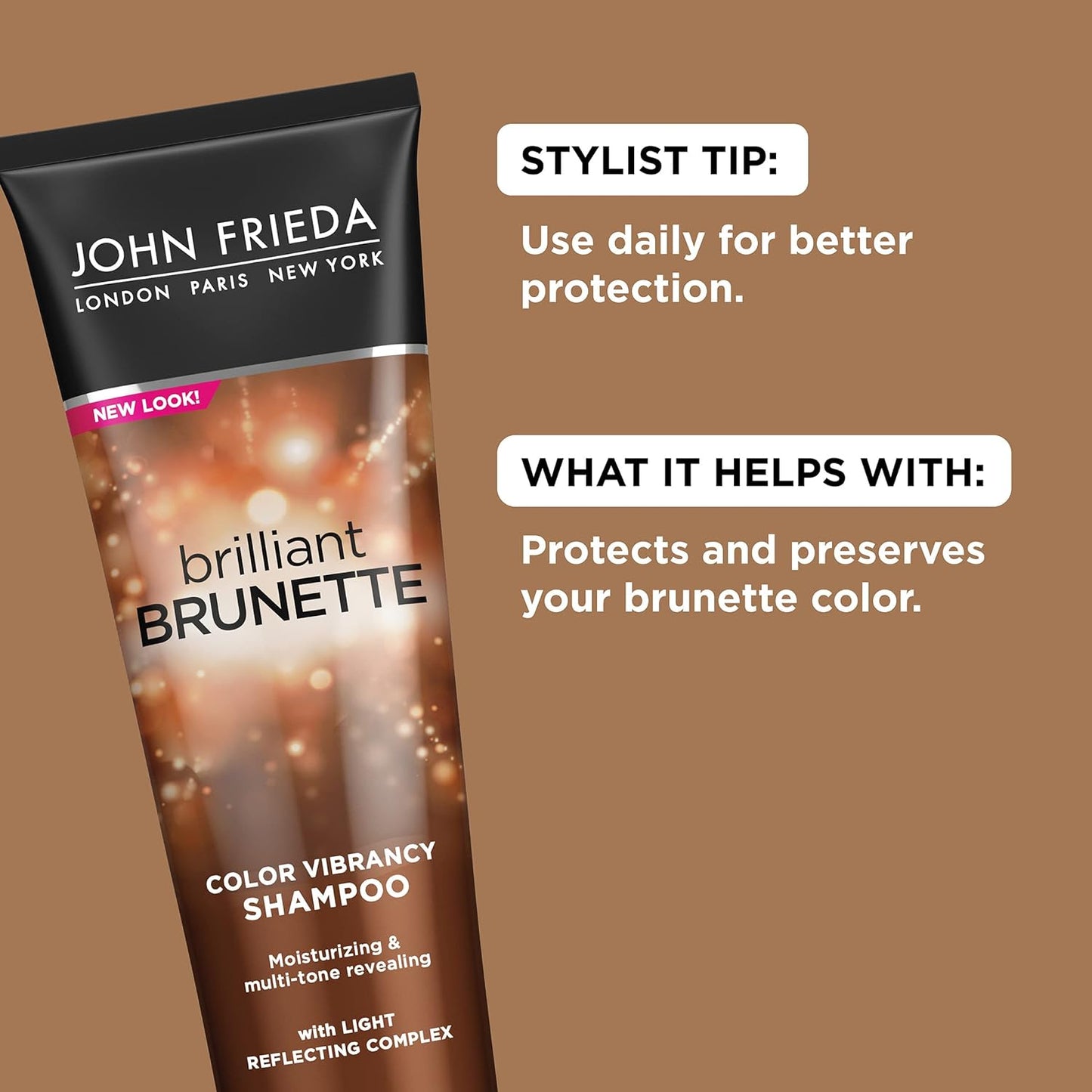 John Frieda Brilliant Brunette Multi-Tone Revealing Shampoo