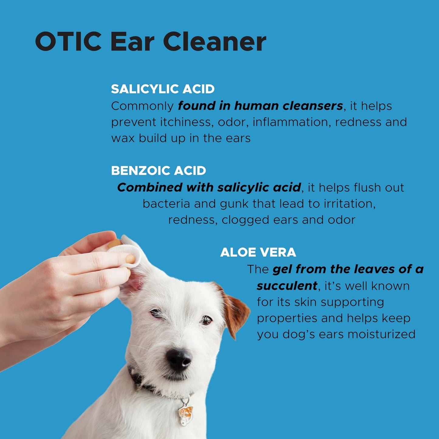 Pet Honesty OTIC Dog Ear Cleaner & Ear Health Support 8 oz