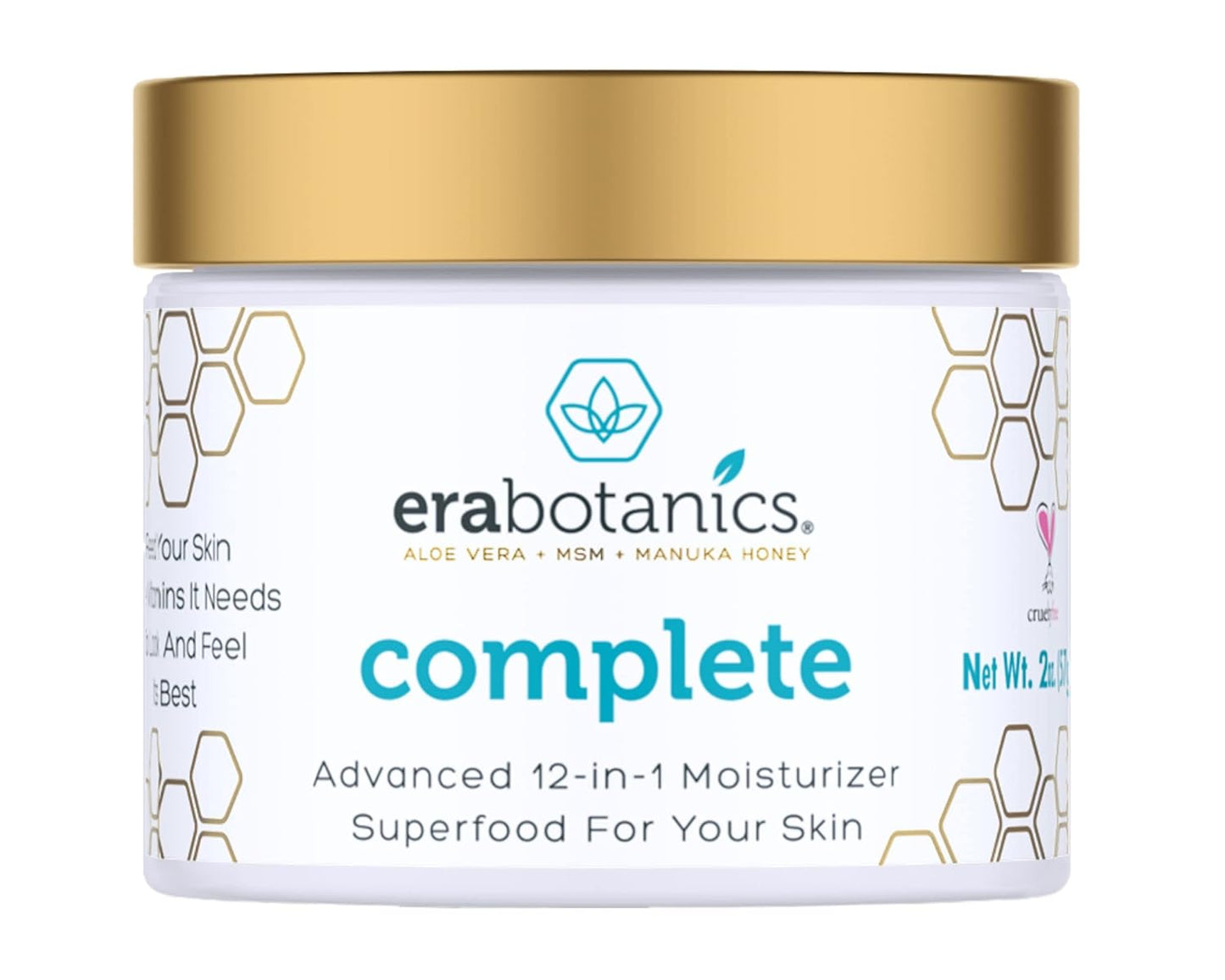 Era Organics Face Moisturizer Cream - Advanced  Rejuvenating Facial Cream