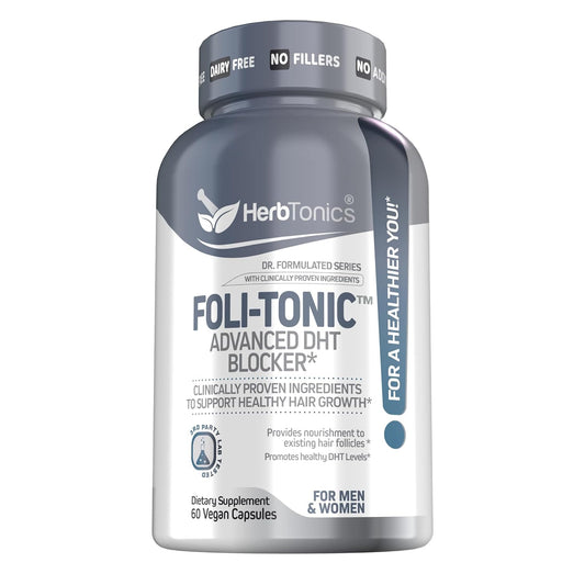 Foli-Tonic DHT Blocker & Hair Loss Supplement 60 count