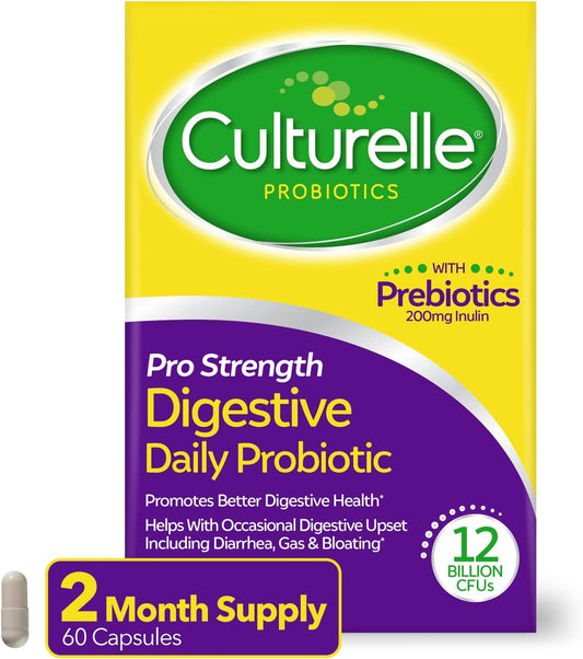 Culturelle Probiotics Pro Strength Digestive Daily Probiotic 60 Caps