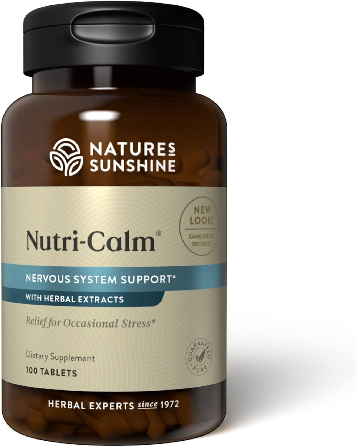 Nature's Sunshine Nutri-Calm - Herbal Stress Relief Supplement- 100 Tablets