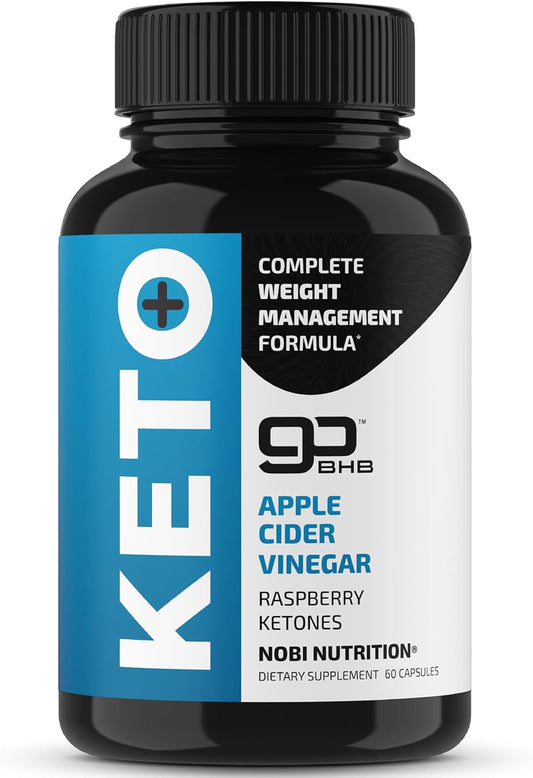 Keto Pills with Apple Cider Vinegar,Ketones & Raspberry 60 Capsules