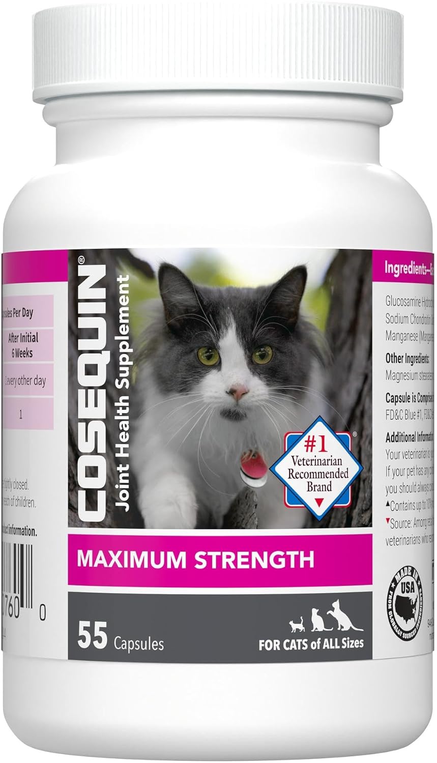 Nutramax Laboratories Cosequin Joint Health Supplement for Cats -  55 Capsules