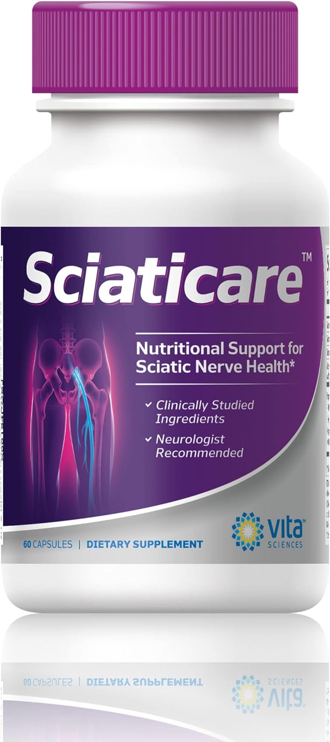 Vita Sciences Sciaticare Nerve Soothing Supplement Vitamins 60 capsules