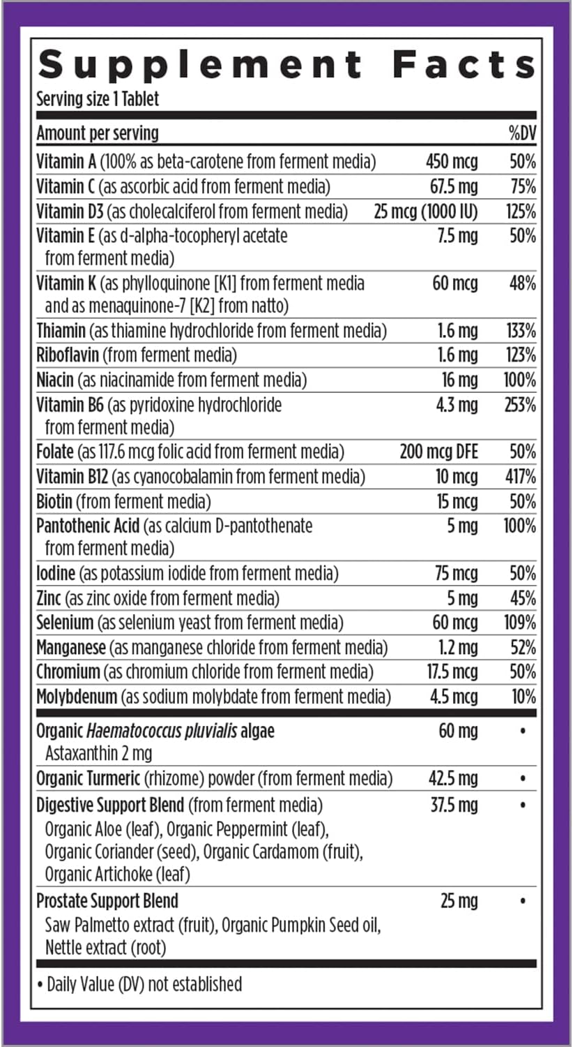 New Chapter Men's Multivitamin 50 Plus  - 72 ct