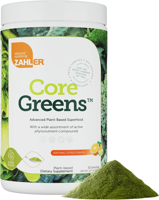 Zahler Core Greens Powder - Citrus Flavor