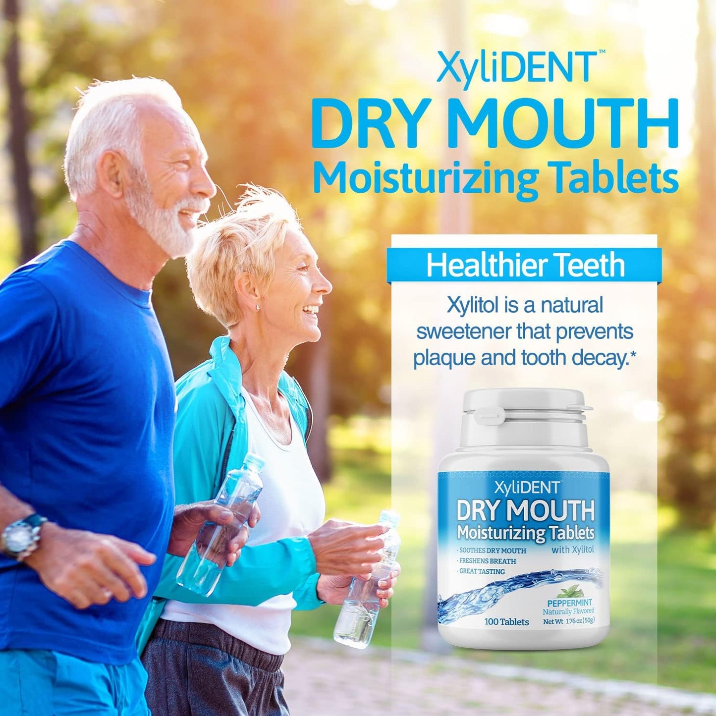 Nature's Stance XyliDENT Xylitol  for Dry Mouth Relief  100 Tablets