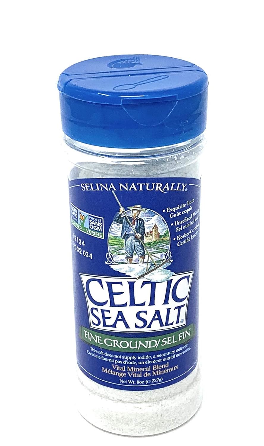 Celtic Sea Salt, Fine Ground Shaker, 8 oz