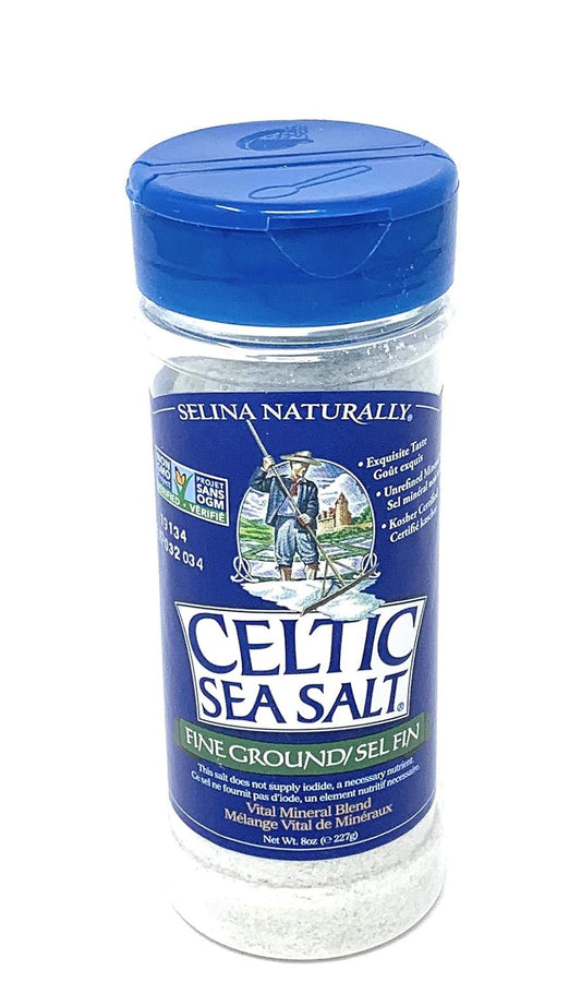 Celtic Sea Salt, Fine Ground Shaker, 8 oz