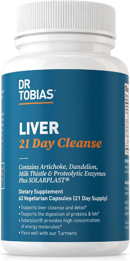 Dr. Tobias Liver 21 Day Cleanse  63 Vegetable Capsules