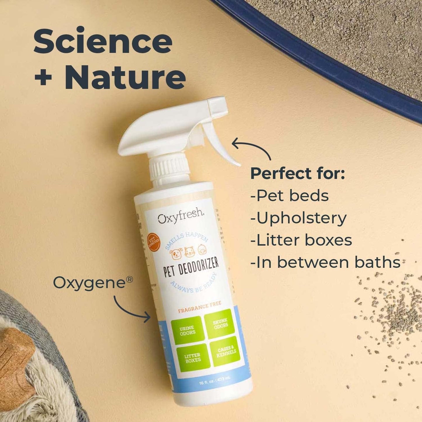 Oxyfresh Premium Pet Odor Eliminator  16 oz.