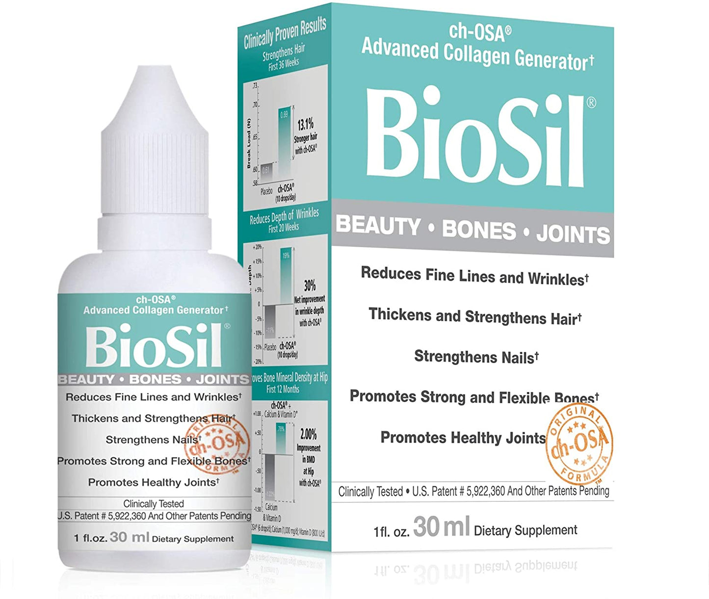 BIOSIL BEAUTY, BONES, JOINTS LIQUID 1/FL OZ