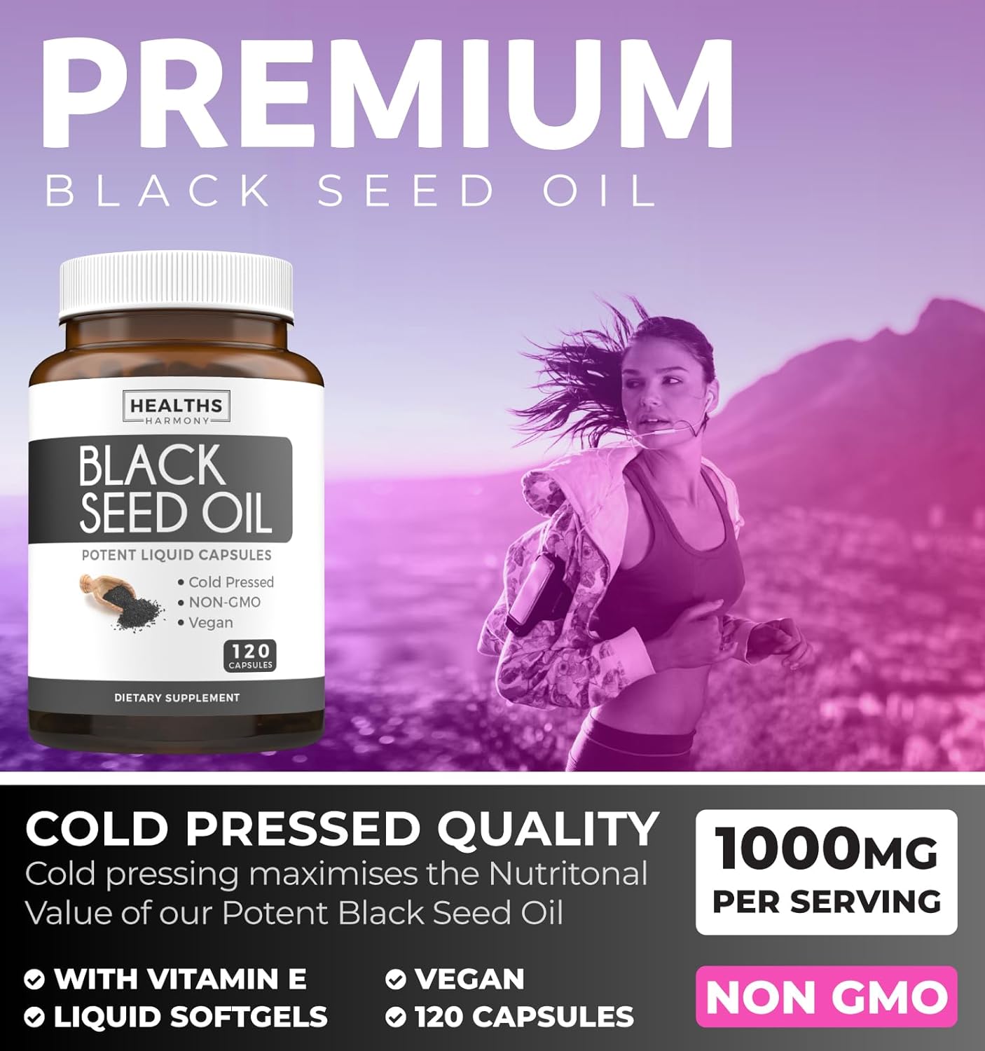 Black Seed Oil - 120 Softgel Capsules