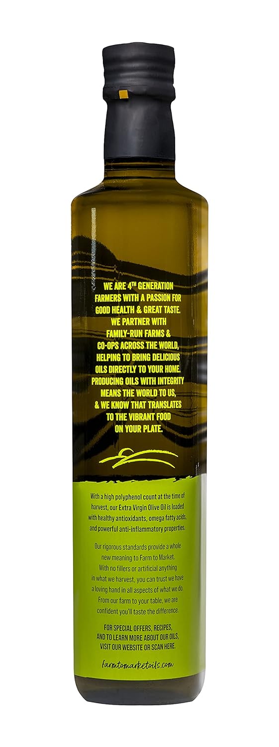 Farm To Market NGMO Cold Pressed 100% Pure Extra Virgin Olive Oil