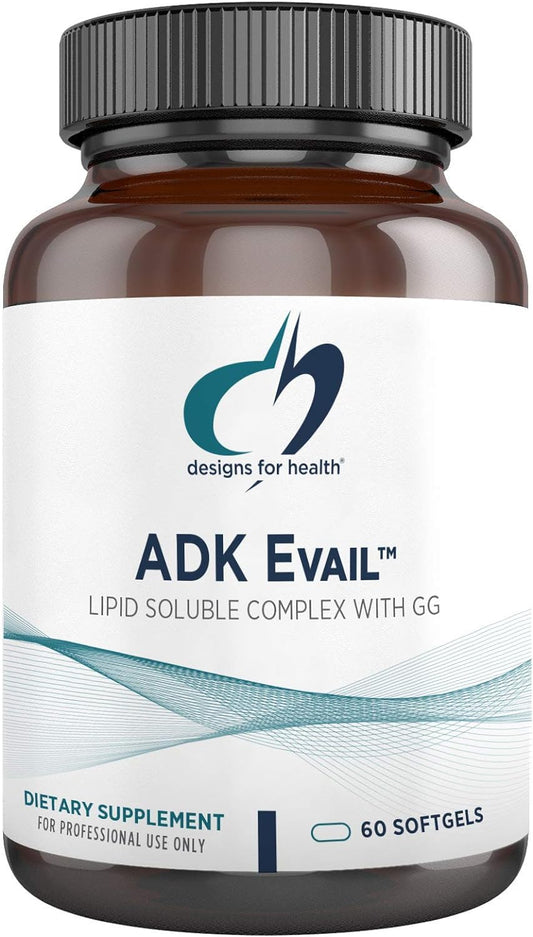 Designs for Health ADK Evail - 5000 IU Vit D3 60 Softgels