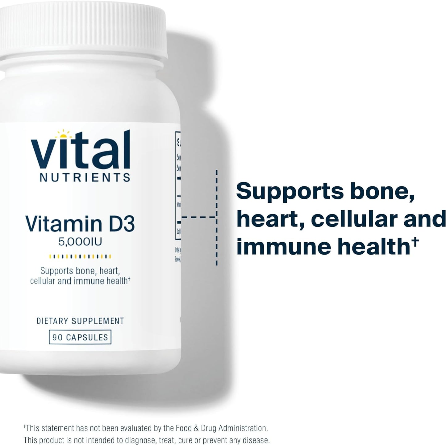 Vital Nutrients Vitamin D3  90 Capsules