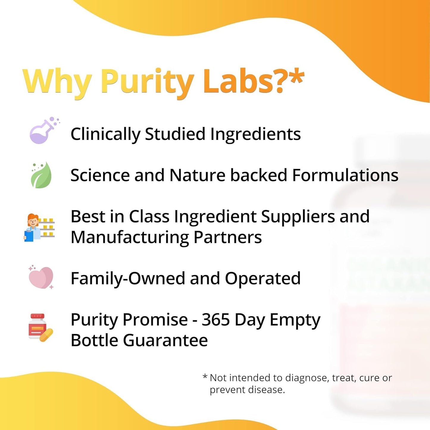 Purity Labs CLA Supplements 4500MG - Non-GMO Safflower Oil - 180 Soft gels